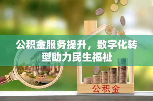 任丘公积金服务提升，数字化转型助力民生福祉
